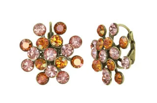 konplott - Ohrringe - Magic Fireball pink/orange