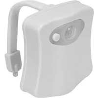 TRIZERATOP WC-Sitz Éclairage LED pour WC avec détecteur de mouvement, 8 couleurs (LED Beleuchtung mit Bewegungssensor für WC, 8 Farben)