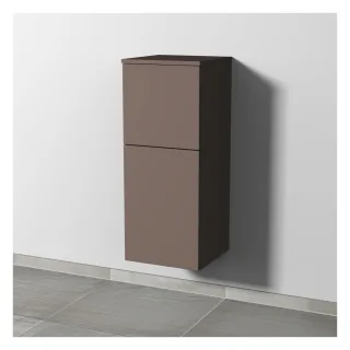 Sanipa 3way Mittelschrank mit 1 Tür und 1 Auszug, Taupe-Matt, SP1261T SP1261T