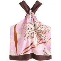 Next Blusentop Neckholder-Top (1-tlg)
