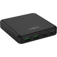 USB-Ladegerät Desktop Charger DC465PD schwarz, 65 Watt, PD, Quick Charge 3.0