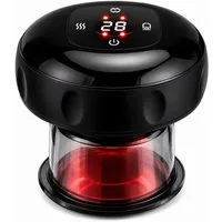 Goldstern-Tech Massagegerät Elektrisches Schröpftherapie-Set mit 12 Stufen, Smart Dynamic Suction 3-in-1-Vakuumtherapiegerät, 3-in-1 Wellnessgerät: Schröpfen, Wärme & Rotlicht, Innovative Schröpfmassage mit Wärme & Rotlichtfunktion