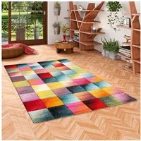 Pergamon Designteppich Designer Teppich Maui Modern Karo, Rechteckig, Höhe: 13 mm