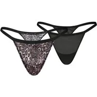 PUMA String PUMA WOMEN ANIMAL MESH TANGA STRINGS (2er Pack)