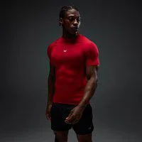 MP Herren Kurzarm-Baselayer-T-Shirt - Hero Red - M