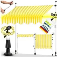 tillvex Klemmmarkise tillvex Balkonmarkise Markise Klemmmarkise Sonnenmarkise Handkurbel