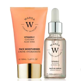 Skin Glow Boost Vitamin C Feuchtigkeitscreme 50m + Vitamin C Glow Boost Öl-Serum 30ml