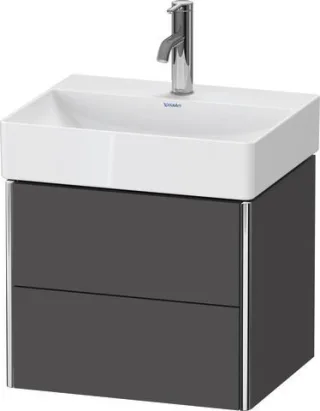 Duravit XSquare Waschtischunterbau wandhängend Graphit Matt 484x390x397 mm - XS430504949 XS430504949