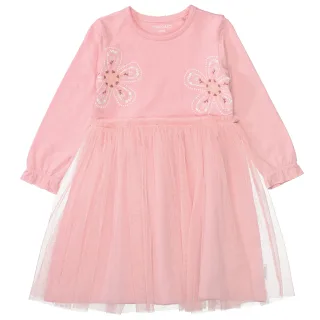 STACCATO - Md.-Jerseykleid deep rose - Gr. - 104/110