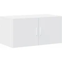 vidaXL Hängeschrank Wandschrank Weiß 80x42,5x40 cm Holzwerkstoff (1-St)