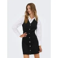 ONLY Cordkleid ONLMOXIE S/L BUT CORD DRESS CC PNT Baumwolle, regular fit