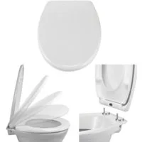 Haushalt International WC-Sitz WC-Sitz aus Duroplast mit Schnellverschluss & Soft Close (1-St)