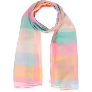 Halsüberkopf Accessoires - 70x180 Schal Cube rosé - Gr. - OS