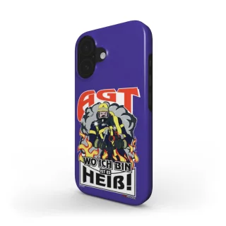 Handyhülle COVRZ | AGT Atemschutzgeräteträger | Tough Case | Blau | MagSafe®-fähig | iPhone 16 15 14 13 Plus Pro Max, Samsung Galaxy S25 S24 uvm. Nein iPhone 16