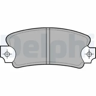 Delphi Bremsbel?ge hinten Lotus Renault Talbot