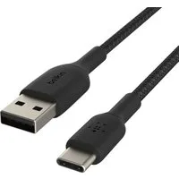 Belkin USB-C/USB-A Kabel ummantelt, 1m Smartphone-Kabel, USB Typ A, USB-C (100 cm)