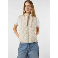 comma Outdoorjacke Outdoor-Weste Wattierte Steppweste mit Logo-Detail