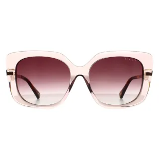 Ted Baker Butterfly Womens Crystal Pink und Gold Braun Gradient TB1732 Heather