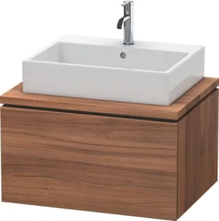 Duravit L-Cube Konsolenwaschtischunterbau wandhängend Nussbaum Matt 720x547x400 mm - LC581107979 LC581107979