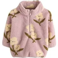 Next Fleecejacke Fleece mit halbem Reißverschluss (1-St)