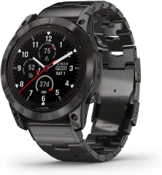 Garmin Fenix 7X Pro Sapphire Solar [inkl. Titanarmband grau] 51mm Titangehäuse grau