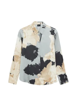 s.Oliver BLACK LABEL - Bluse beige/mehrfarbig - Gr. - 36