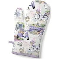 Ambiente® Topfhandschuhe La Provence, (1-tlg., 1-teilig), Ofenhandschuh wattiert Größe: ca.18x30cm
