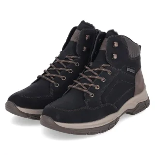 Rieker Winterboots - Gr. 42 - Schwarz - Synthetik