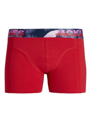JACK&JONES - JACPAW TRUNKS 3 PACK JNR true red - Gr. - 176