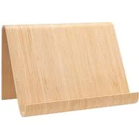 BONETTI Tablet-Ständer Tablet-Halter aus Holz, ca. 26 x 16 cm, auch als Buchständer nutzbar, (bis 12,9 Zoll, modernes, geschwungenes Design - handlich und leicht)