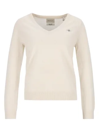 GANT - EXTRAFINE LAMBSWOOL V-NECK - Gr. - S