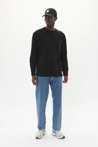 Langarm-Shirt Relaxed fit black