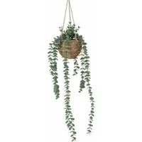 Kunstpflanze Künstliche hängende Pflanze Eukalyptus, 78 cm Zimmerpflanze, BOLTZE GRUPPE GmbH, Höhe 78 cm