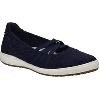 Josef Seibel Caren 67 Riemchenballerina Slipper, Sneaker, Schlupfschuh mit Leder Einsatz an der Ferse