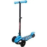 Dreirad Scooter mit 120 Millimeter Rädern und Kugellager der Genauigkeitsklasse 7 blau