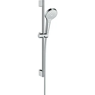 hansgrohe Croma Select S Vario Brauseset 26562400 weiss-chrom, 65 cm Brausestange Unica Croma