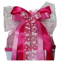 Schultüte Roth LED-Schleife "Pink Glamour", ca. 50x23 cm, 100 Polyester
