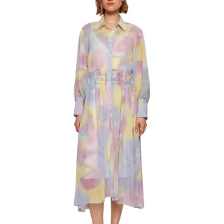 Boss - Midi Hemd Kleid für Damen (Bunt)