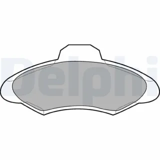 Delphi Bremsbel?ge vorne Ford Escort Orion