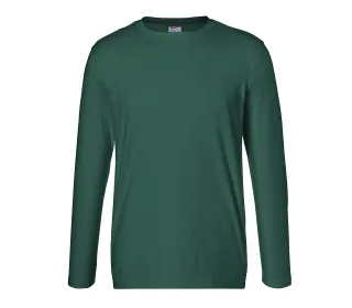 KÜBLER SHIRTS Longsleeve moosgrün 4XL - 5025 6240-65-4XL