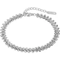 Firetti Armband Schmuck Geschenk Edelstahl Armschmuck Herzkettengliederung Liebe