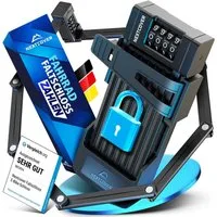 Nextcover Faltschloss NEXTCOVER® Faltschloss Fahrrad mit SteelSecure-Technologie