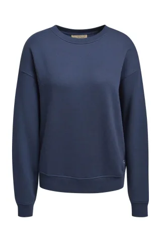 Smith&Soul - Relaxed Sweatshirt Backprint marine - Gr. - S