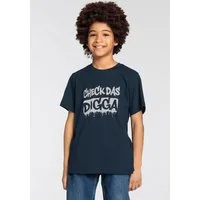 KIDSWORLD T-Shirt Sprücheshirt: CHECK DAS DIGGA Kurzarm, Basic-Passform, bedruckt, Rundhalsausschnitt