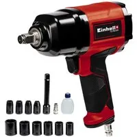 Einhell Druckluft-Schlagschrauber TC-PW 610, 7000 U/min, 610 Nm, (Set, 5-tlg)