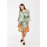 Key Largo Druckkleid WD FEVER v-neck (1-tlg)