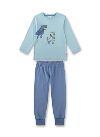 Sanetta - Schlafanzug lang milky blue - Gr. - 098