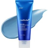 Medicube Gesichtsmaske Zero Pore Blackhead Mud Mask 100g – Reinigungsmaske mit Tonerde, AHA BHA & PHA – klärt verstopfte Poren, entfernt Mitesser, mattiert, beruhigt die Haut – ideal für ölige und unreine Hauttypen