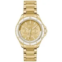 Lacoste Multifunktionsuhr SANTORINI 2001458, Quarzuhr, Armbanduhr, Damenuhr, Edelstahlarmband, analog