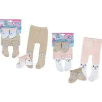 BABY born Strumpfhose und Socken Schäfchen, Puppenzubehör sortierter Artikel, ein Paar